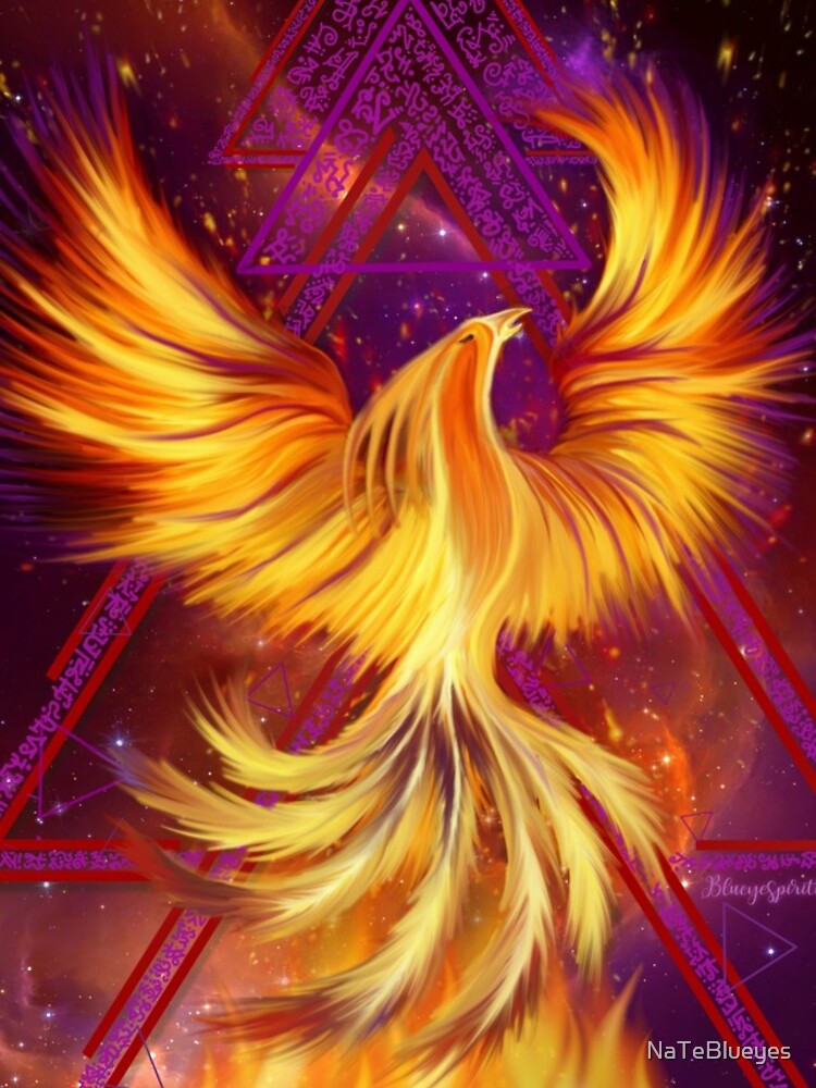 Thumbnail 4 of 4, iPhone Case, Phoenix Rising Lightcodes designed and sold by NaTeBlueyes.