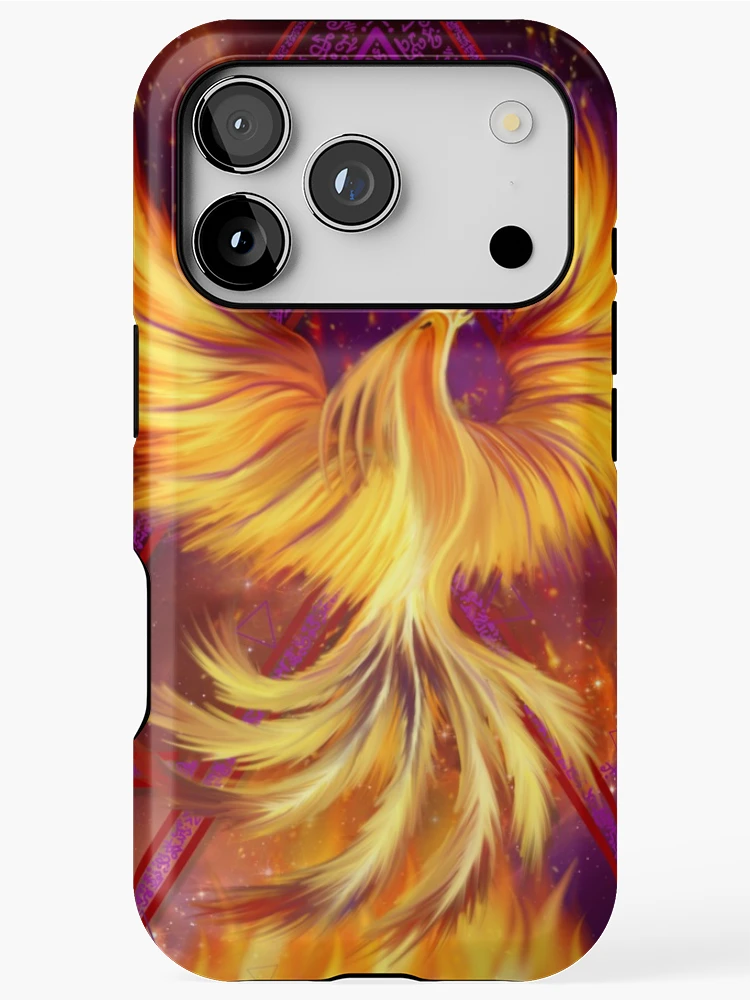 Thumbnail 1 of 4, iPhone Case, Phoenix Rising Lightcodes designed and sold by NaTeBlueyes.