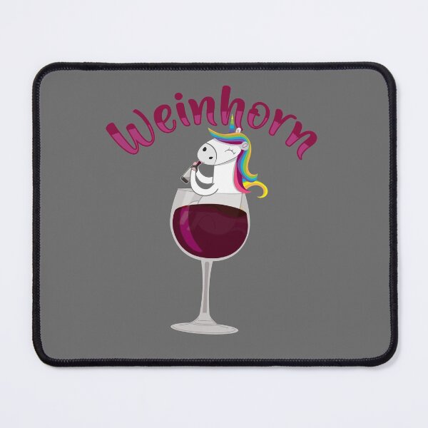 Item preview, Unicorn drinks wine Weinhorn wine lover wine festival design designed and sold by brunsch-print.