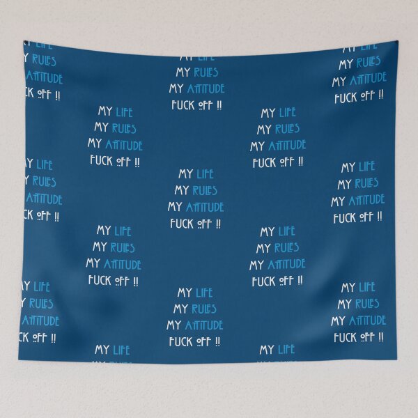 Item preview, My life, my rules, my attitude. designed and sold by Photorebelle.