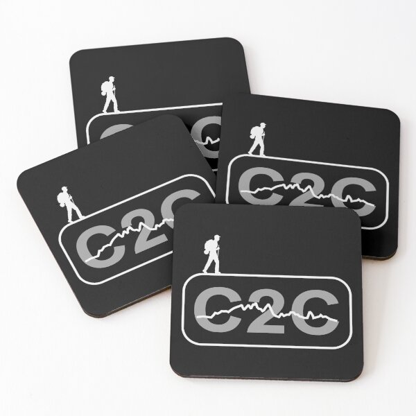 Item preview, C2C coastal walking challenge White/Grey designed and sold by cycleexplorers.