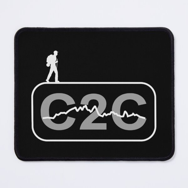 Item preview, C2C coastal walking challenge White/Grey designed and sold by cycleexplorers.