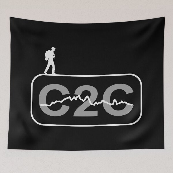 Item preview, C2C coastal walking challenge White/Grey designed and sold by cycleexplorers.