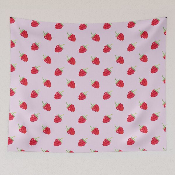 Item preview, Juicy Red Raspberries Mixed Fruit Berry Abstract Seamless Pattern designed and sold by silviaol.