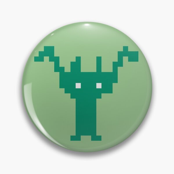 Item preview, Zombie pixel ghost from outer space designed and sold by emm-j.