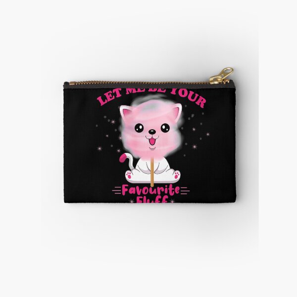 Item preview, Cute Cat Sweet Pink Watercolor Cotton Candy designed and sold by PinkPandaDesign.