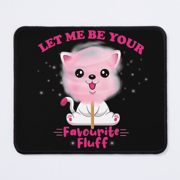 Item preview, Cute Cat Sweet Pink Watercolor Cotton Candy designed and sold by PinkPandaDesign.