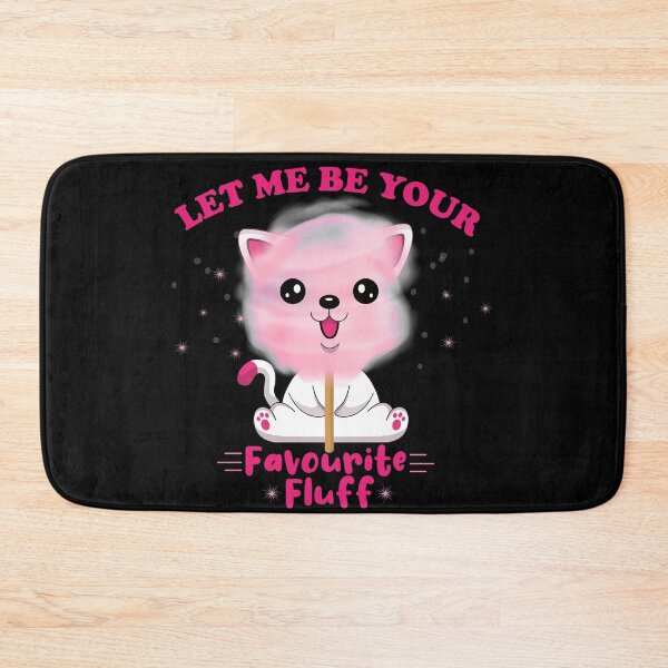 Item preview, Cute Cat Sweet Pink Watercolor Cotton Candy designed and sold by PinkPandaDesign.