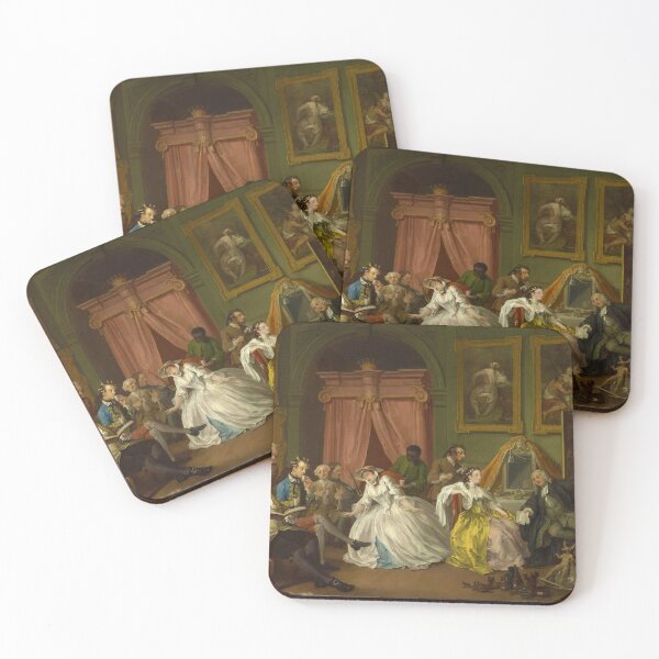 Item preview, Marriage A-la-Mode 4, The Toilette by William Hogarth (1743) designed and sold by allhistory.