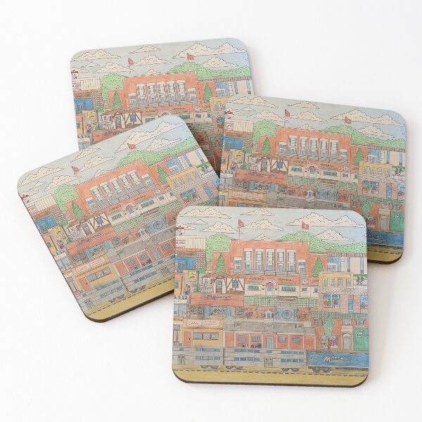 Item preview, Downtown Arlington Heights, Illinois from the 70s and 80s designed and sold by hegedusart.