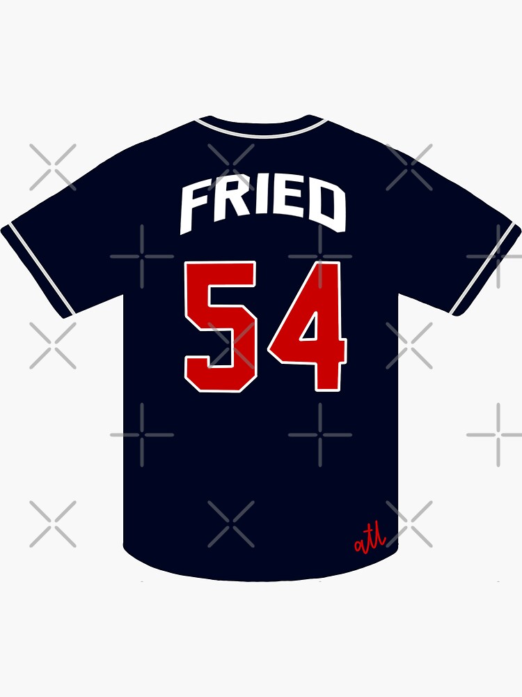 max fried jersey  Sticker for Sale by madisonsummey