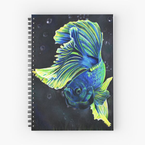 Item preview, Fluoro fish dark designed and sold by stephdrawsstuff.