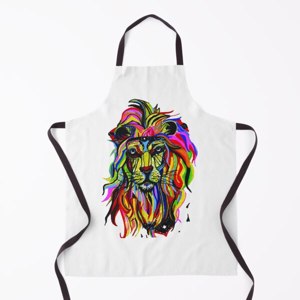 Item preview, Colorful lion painting designed and sold by drawing-valley.