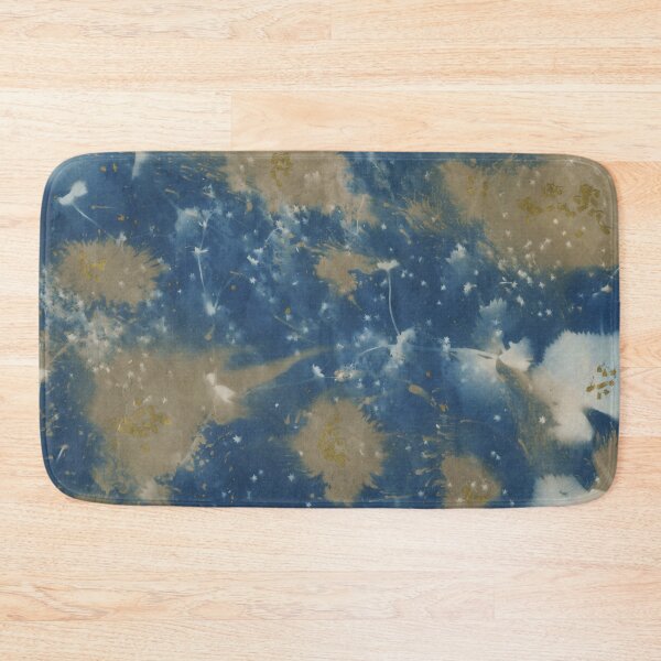 Item preview, Lady's Mantle One: cyanotype with tannin and gold ink designed and sold by LymphomaLass.