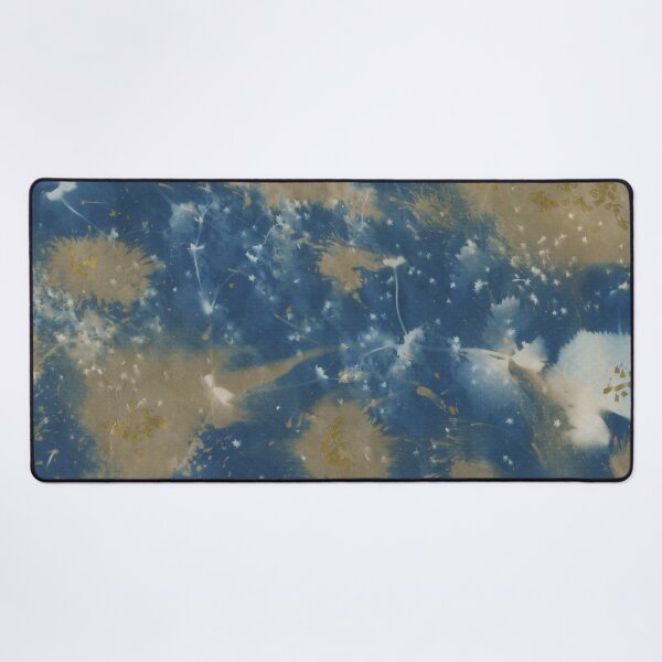 Item preview, Lady's Mantle One: cyanotype with tannin and gold ink designed and sold by LymphomaLass.