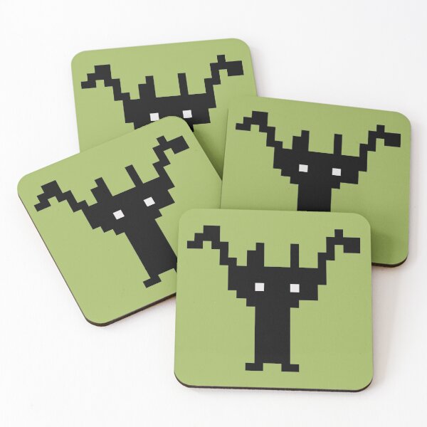 Item preview, Zombie pixel ghost from outer space designed and sold by emm-j.