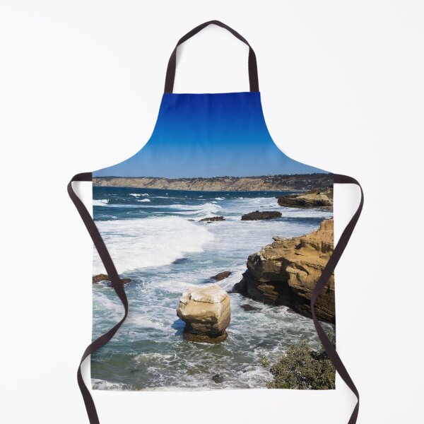 Item preview, Scenic view of shore, La Jolla, California designed and sold by OrcaNature.
