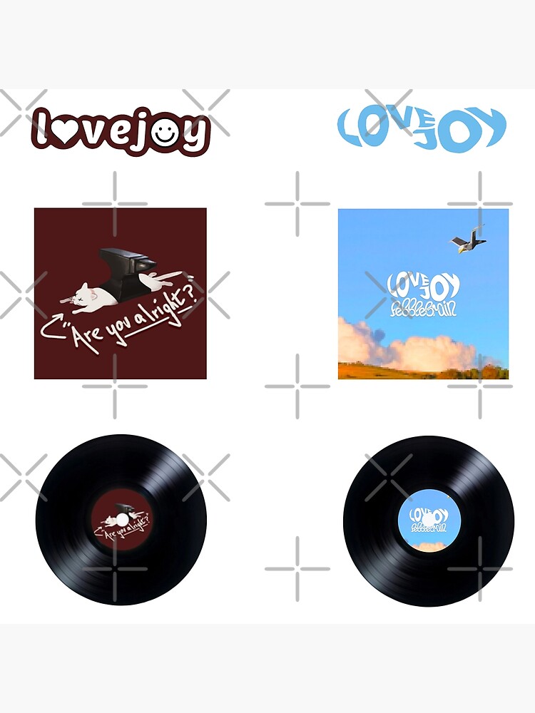 "Lovejoy Pebble Brain New Album And Are You Alright Sticker Pack" Art ...