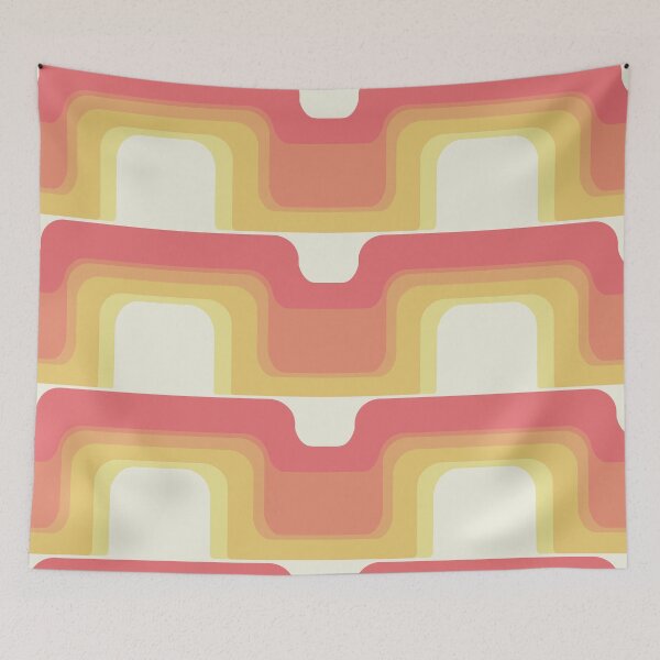 Item preview, Mid-Century Modern Sherbet Wave designed and sold by MonstersMashU.