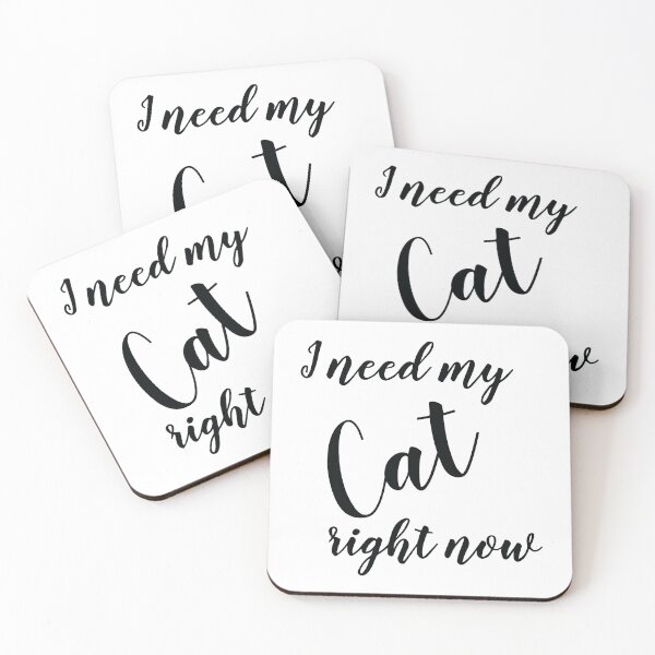 Item preview, I need my cat right now designed and sold by Designer-amjed.