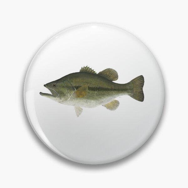 Item preview, Largemouth Bass (Micropterus salmoides) designed and sold by LeakyCanoeArt.