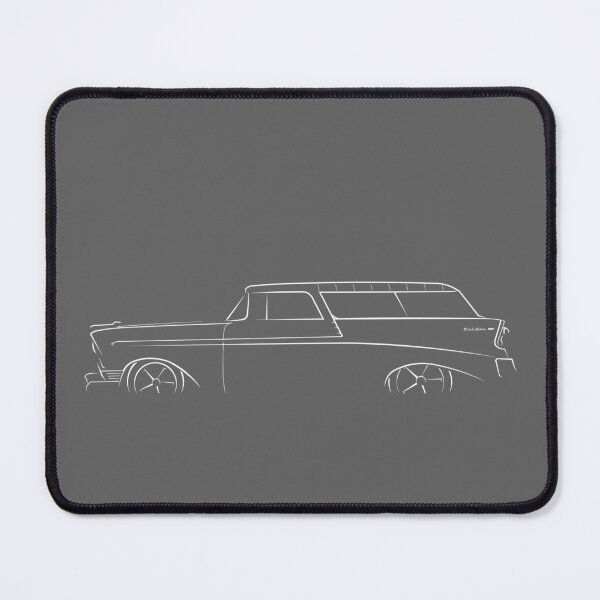 Item preview, 1956 Chevy Nomad - profile stencil, white designed and sold by mal-photography.