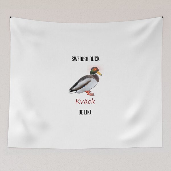 Item preview, Swedish Duck Kväck Meme  designed and sold by VolcanicRex717.