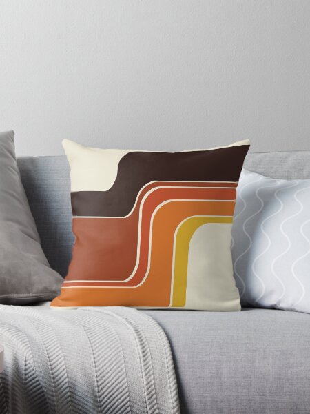 Item preview, Retro Zig Zag Meets 1970s Orange designed and sold by MonstersMashU.