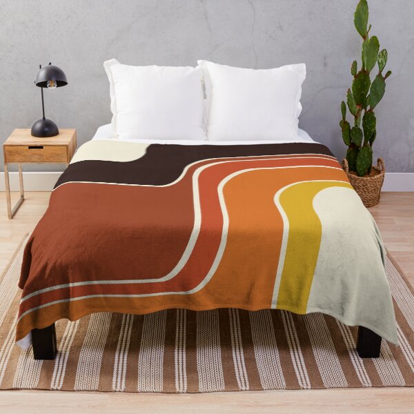 Item preview, Retro Zig Zag Meets 1970s Orange designed and sold by MonstersMashU.