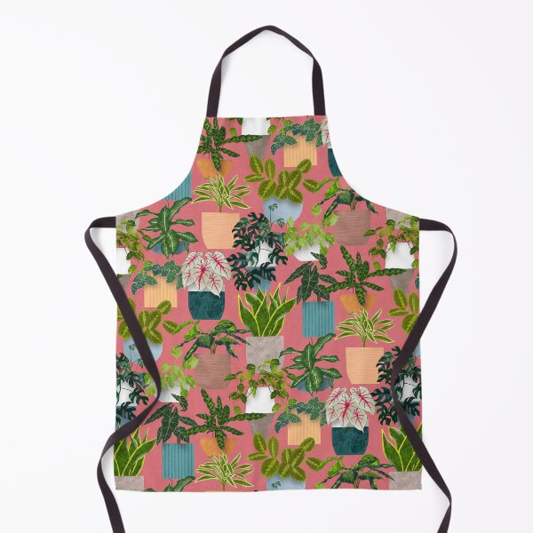 Item preview, Pink Tropical House Plants designed and sold by WickedRefined - Nicole Demereckis.