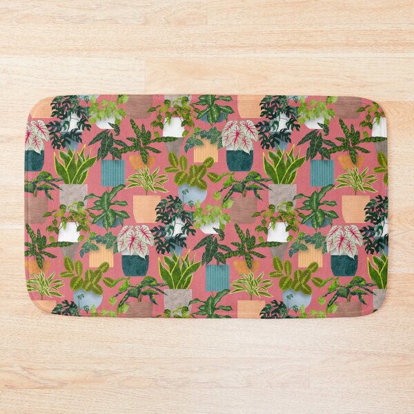 Item preview, Pink Tropical House Plants designed and sold by WickedRefined - Nicole Demereckis.