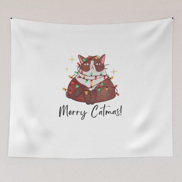 Item preview, Merry Catmas Funny T-Shirt For Christmass designed and sold by Timshop1.