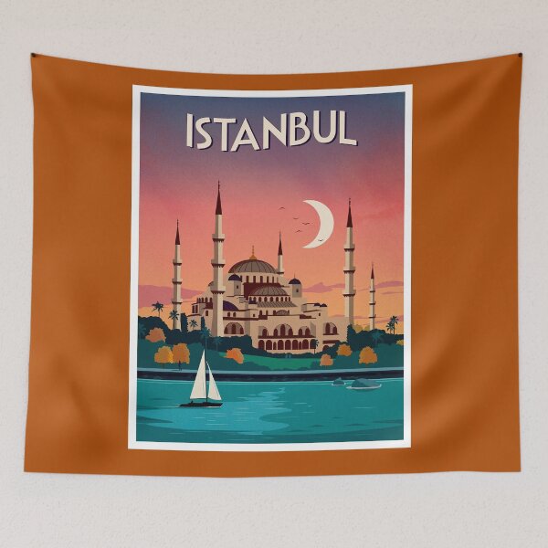 Item preview, ISTANBUL : Vintage Travel and Tourism Advertising Print designed and sold by posterbobs.