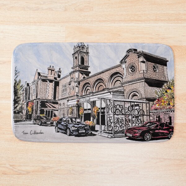 Item preview, Bury St Edmunds Railway Station Painting designed and sold by Tom Crittenden.