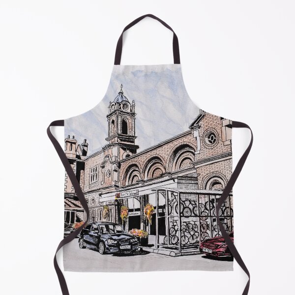 Item preview, Bury St Edmunds Railway Station Painting designed and sold by Tom Crittenden.