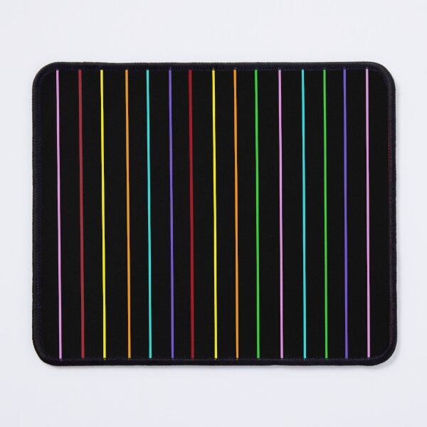 Item preview, Skinny Stripes on Black Background  designed and sold by ShirleyDee.