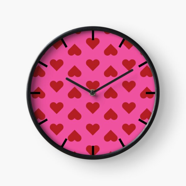 Jennifer's Body Heart Print Clock