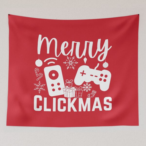 Item preview, Merry Clickmas Merry Christmas Pun designed and sold by Rainbows Rock.