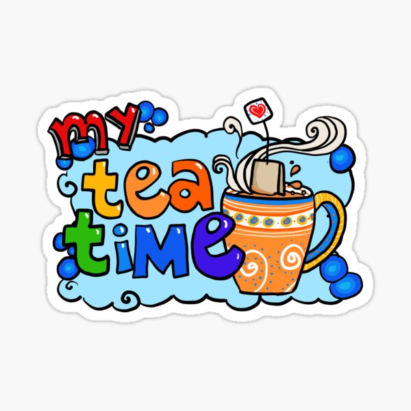 Tea time Sticker