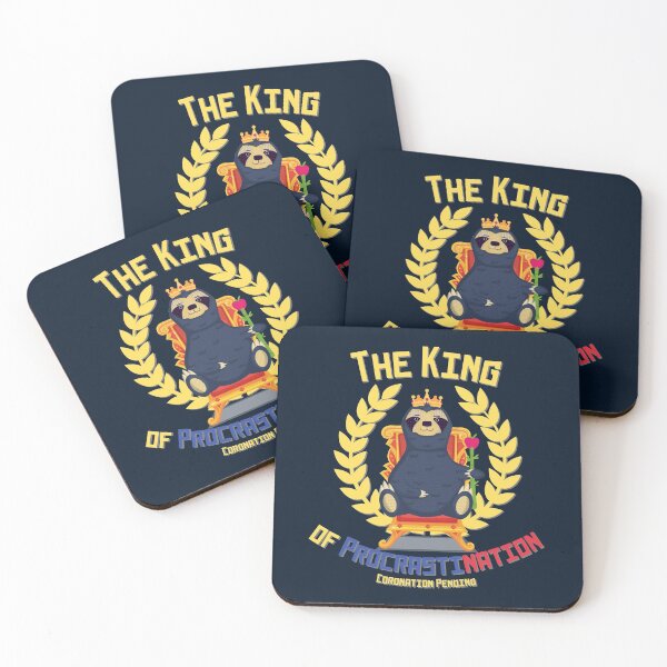 Item preview, Sloth King of Pracrastination designed and sold by Give Me that Pencil.