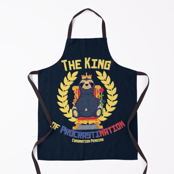 Item preview, Sloth King of Pracrastination designed and sold by Give Me that Pencil.