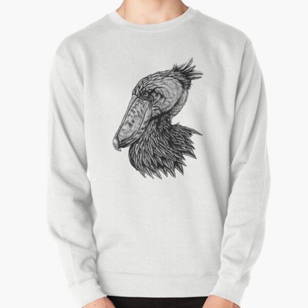 Item preview, Shoebill Stork Bird Ink Drawing designed and sold by MissJen.