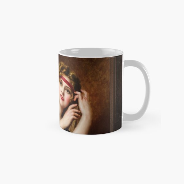 Portrait Of An Elegant Woman by Francois Martin-Kavel Classic Xzendor7 Old Masters Reproductions Classic Mug