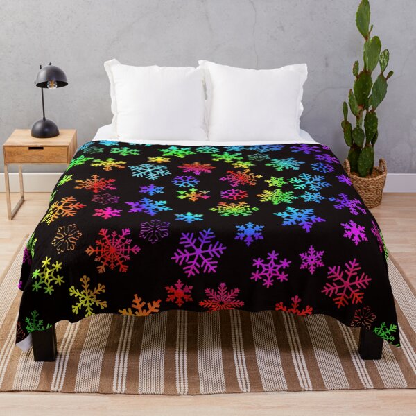 Item preview, Rainbow Snowflake Colorful Winter Christmas Swirl designed and sold by Timeforplay.
