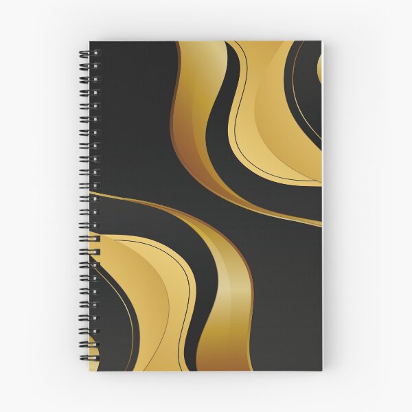 Artikelvorschau, Art-Deco-Muster in Gold und Schwarz entworfen und verkauft von ELHEJA.
