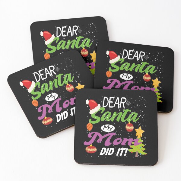 Item preview, Dear Santa My Mom Did It Funny Christmas Gift Idea  designed and sold by justbejoker.