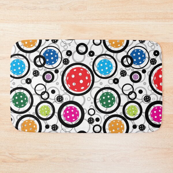 Item preview, Pickleballs all over on white background designed and sold by EvieWoj.