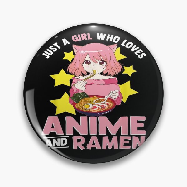 Item preview, Just A Girl Who Loves Anime and Ramen Bowl Japanese Noodles  designed and sold by LMCHAHABE.