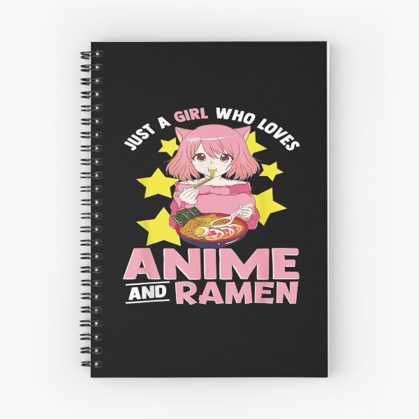 Item preview, Just A Girl Who Loves Anime and Ramen Bowl Japanese Noodles  designed and sold by LMCHAHABE.
