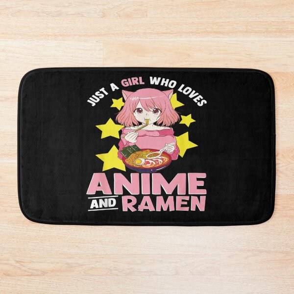 Item preview, Just A Girl Who Loves Anime and Ramen Bowl Japanese Noodles  designed and sold by LMCHAHABE.